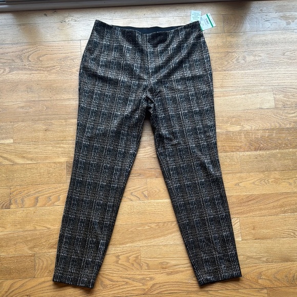 Pants Anne Klein Black and White Plaid Pants - Picture 1 of 4